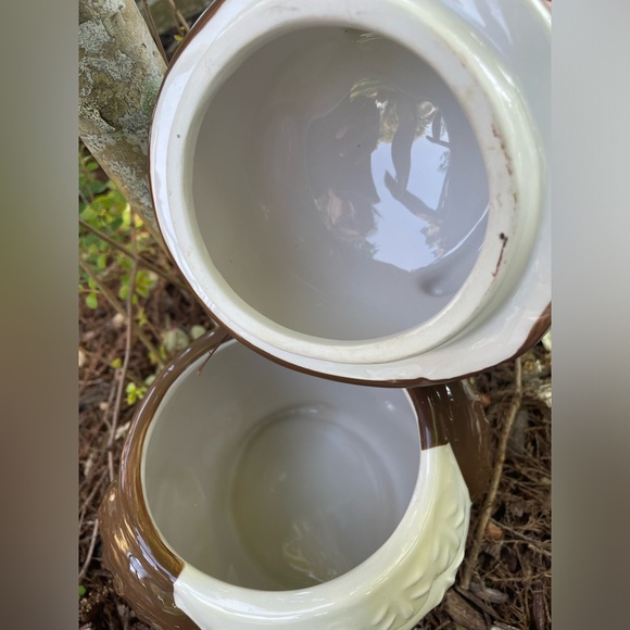 BETTER HOMES and GARDENS Heritage Collection Owl Ceramic Cookie Jar 🤎🧡🍪🦉 - Picture 5 of 13